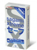 Презервативы Sagami Xtreme Ultrasafe латексные, с двойным количеством смазки 10шт.
