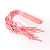 Плеть "ракета" розовая из латекса, длина хвостов 40-45 см с ручкой в виде фаллоса 6024-4
