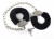Меховые оковы на ноги BONDAGE черные 1020-01lola
