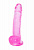 Прозрачный дилдо Intergalactic Rocket Pink 7083-01lola