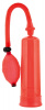 709001-9 - Помпа 20 см, красная (в комплекте набор эрекционных колец, лубрикант)