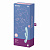 Гибкий вибратор-кролик 2 в 1 Triple Oh (light blue)