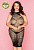 ПЛАТЬЕ-СЕТКА И СТРИНГИ CANDY GIRL SPICE ЧЕРНЫЕ, 2XL 844012-BLK-2XL