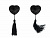 ПЭСТИСЫ BURLESQUE EVANS BLACK 3635-01LOLA