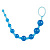 Анальная цепочка Thai Beads Blue 9257TJ