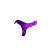 Страпон Curved Dong Purple 92002