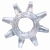 ЭРЕКЦИОННОЕ КОЛЬЦО RINGS COGWEEL WHITE 0114-90LOLA